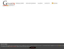 Tablet Screenshot of mueblesgomez.com